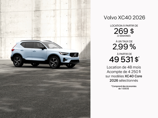 Le Volvo XC40 2026