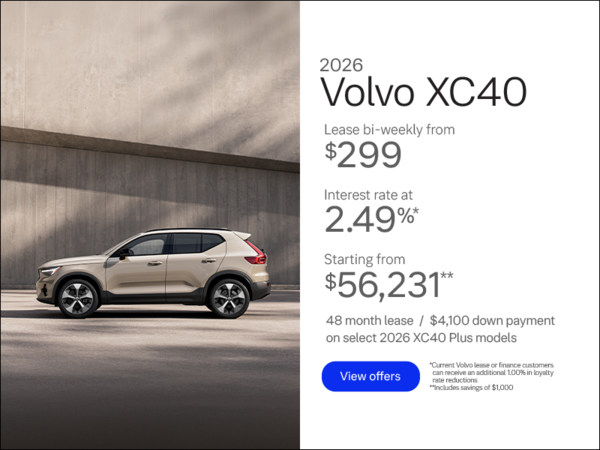 The 2026 Volvo XC40