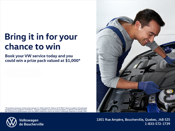 Bring it in for your chance to win