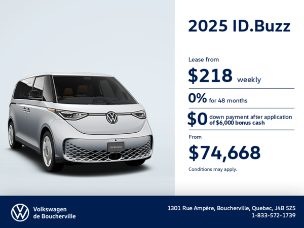 Get the 2025 Volkswagen ID.Buzz