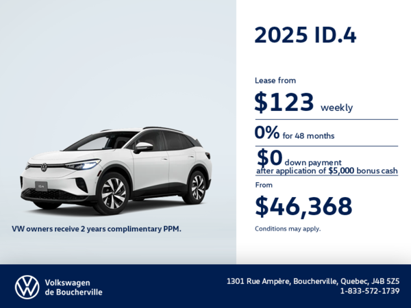 Get the 2025 Volkswagen ID.4