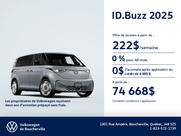 Procurez-vous la ID.BUZZ 2025