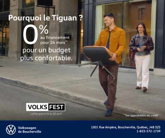 Procurez-vous le Volkswagen Tiguan 2026