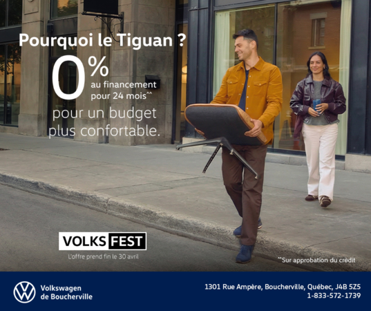 Procurez-vous le Volkswagen Tiguan 2026