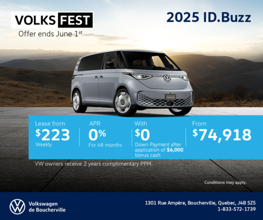 Get the 2025 Volkswagen ID.Buzz