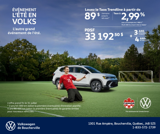 Procurez-vous le Volkswagen Taos 2026