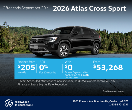 2026 Volkswagen Atlas Cross Sport
