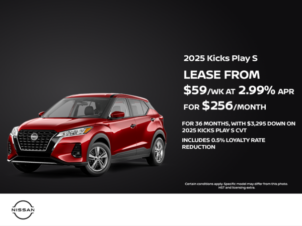 Get the 2025 Nissan Kicks Play Today!