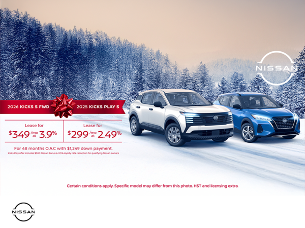 Get the Nissan Kicks Combo Offer Today!