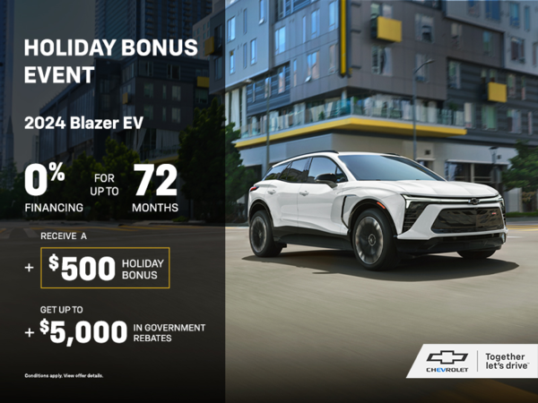 Get the 2024 Chevrolet Blazer EV