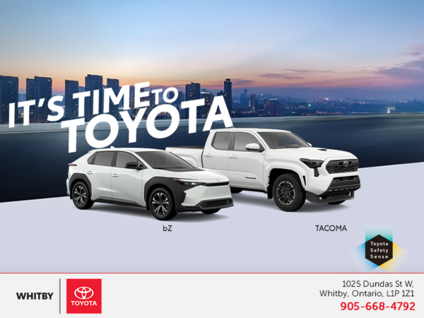 It's time to Toyota!