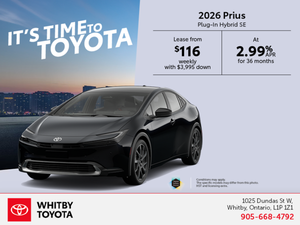 2026 Toyota Prius Plug-In Hybrid