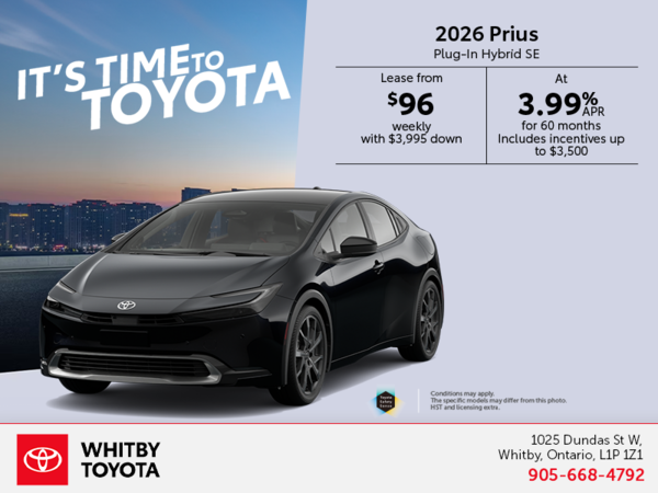 2026 Toyota Prius Plug-In Hybrid