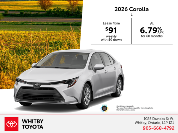 2026 Toyota Corolla L