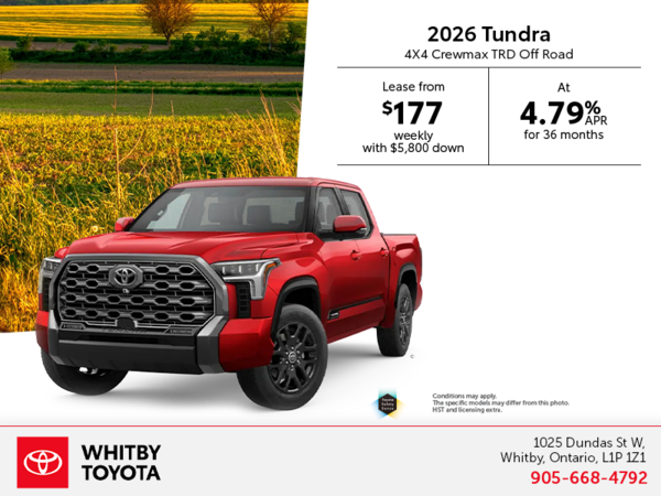 2026 Toyota Tundra 4x4 Crewmax TRD Off Road