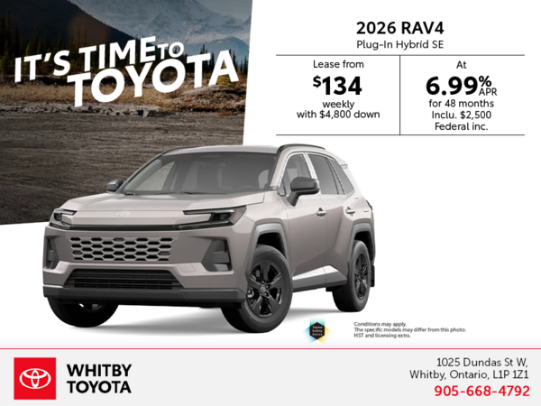 2026 Toyota RAV4 Plug-In Hybrid