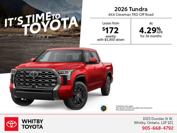 2026 Toyota Tundra