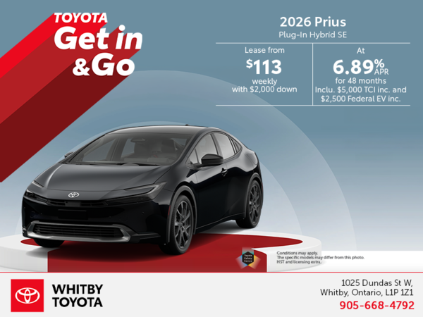 2026 Toyota Prius Plug-In Hybrid