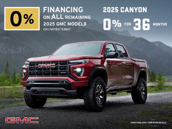 The 2025 GMC Canyon