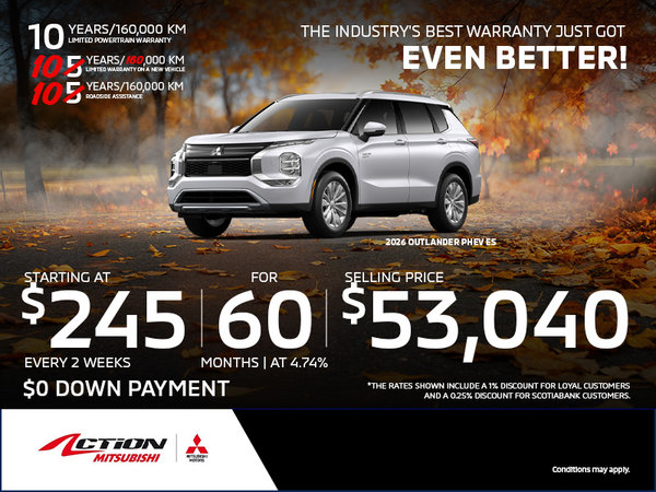 2026 Mitsubishi Outlander PHEV ES