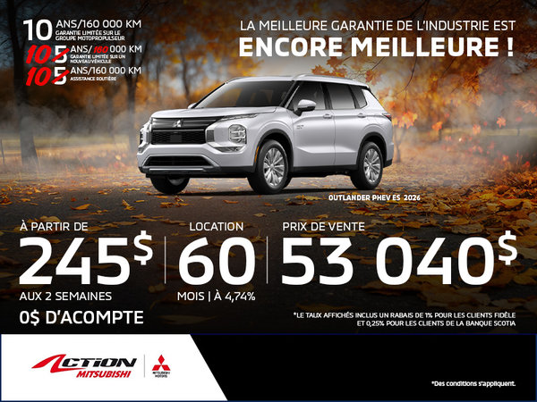 Mitsubishi Outlander PHEV ES 2026