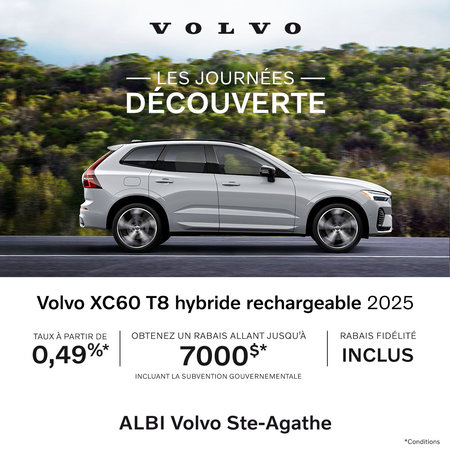 XC60 T8 Hybride Rechargeable 2025