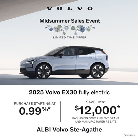 The fully electric 2025 Volvo EX30