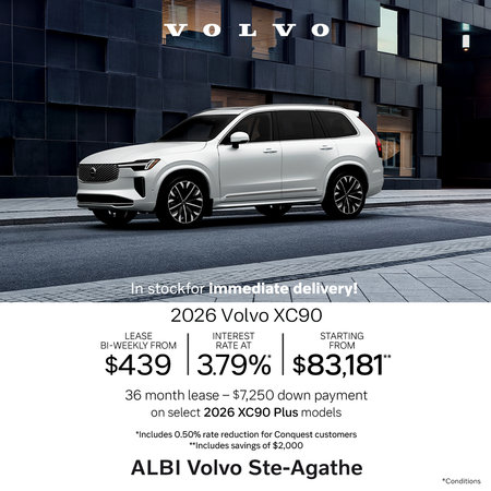 The 2026 Volvo XC90