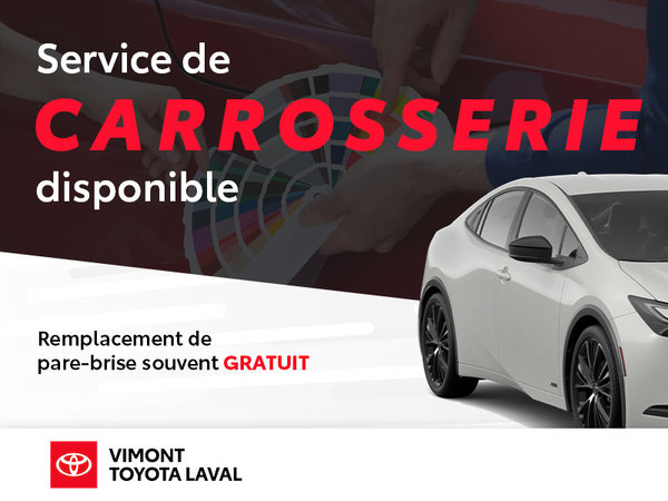 Service de carroserie disponible
