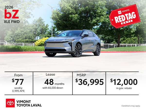 2026 bZ XLE FWD