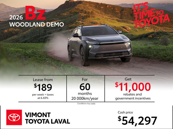 2026 Toyota Bz Woodland
