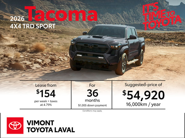 2026 Toyota Tacoma