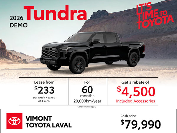2026 Toyota Tundra