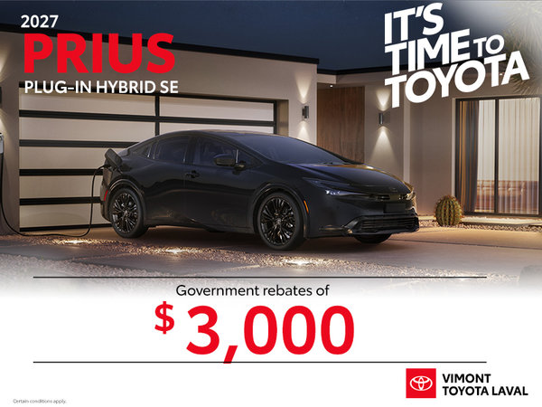 2027 Prius Plug-In Hybrid SE