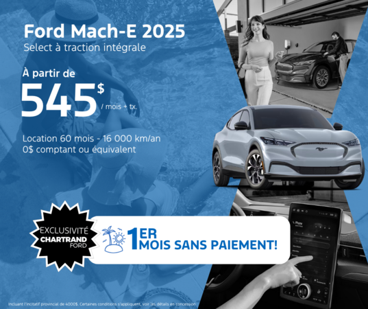 Passez à l’électrique avec le Mach-E 2025