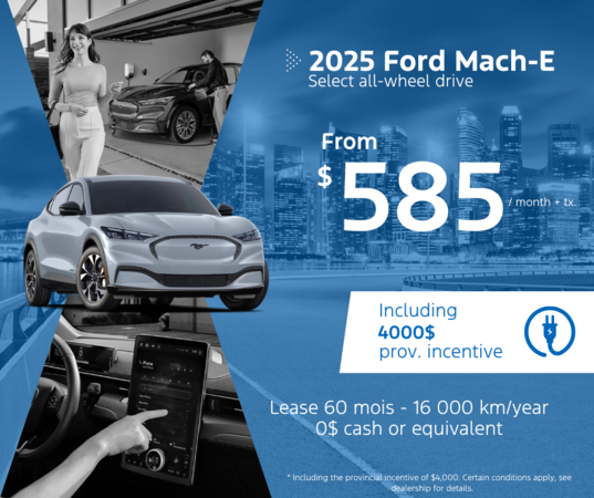 Switch to electric with the 2025 Mach-E