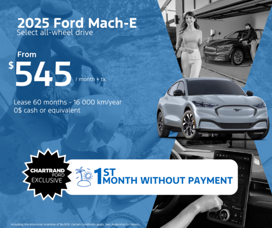Switch to electric with the 2025 Mach-E