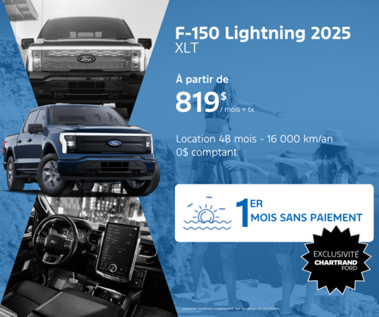 Procurez-vous le F-150 Lightning 2025