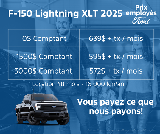 Procurez-vous le F-150 Lightning 2025