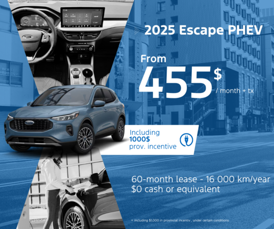 Get your 2025 Escape PHEV today!