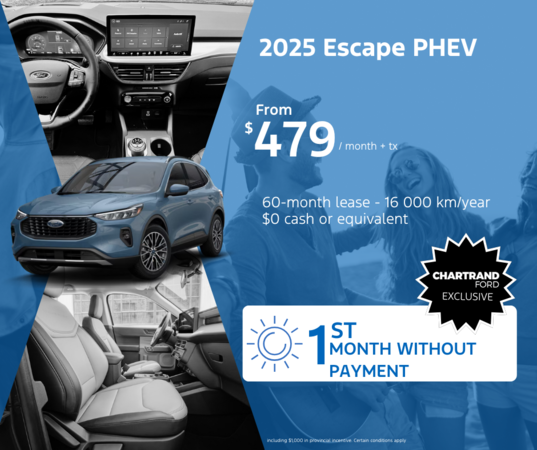 Get your 2025 Escape PHEV today!