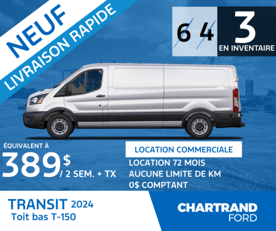 Transit Toit bas T-150 2024