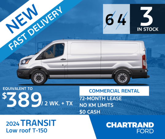 2024 Transit low roof T-150