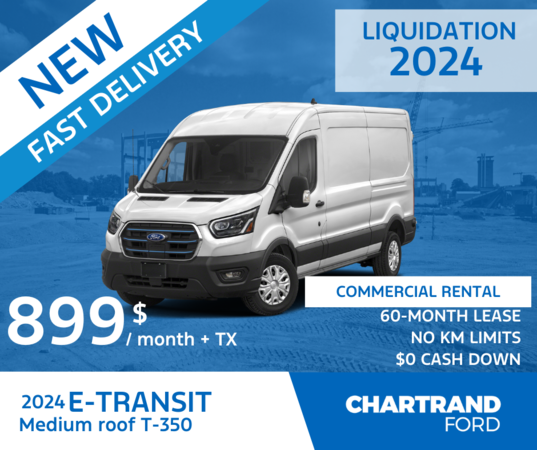 2024 E-Transit Medium Roof T-350