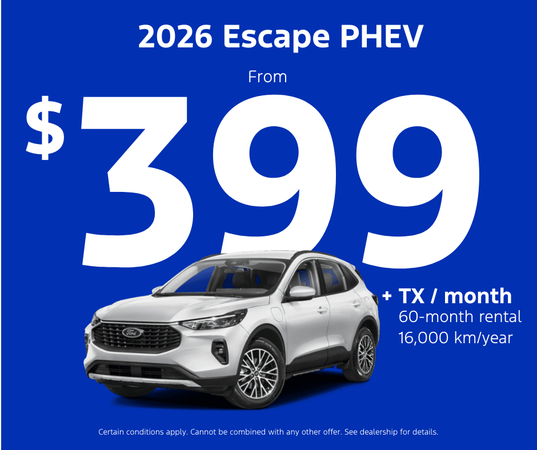 Get your 2026 Escape PHEV today!