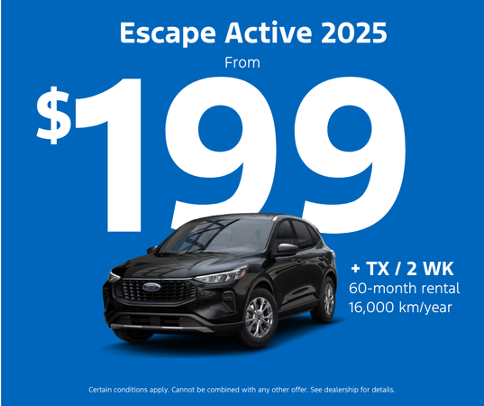 Get your 2025 Escape Active today!