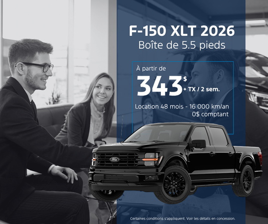 Procurez-vous le F-150 XLT 2026