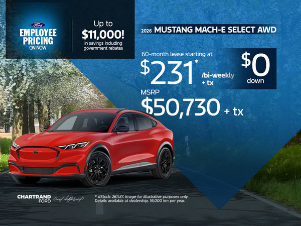2026 Mustang Mach-E Select AWD