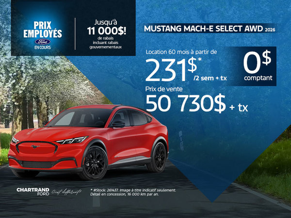 Mustang Mach-E Select AWD 2026