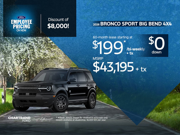 2026 Bronco Big Bend 4x4